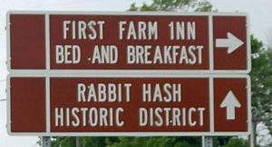 First Farm Inn sign