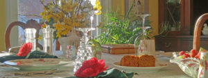 Kentucky bed and breakfast table setting