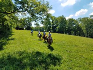 horseback riders at First Farm Inn