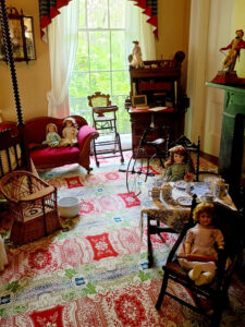 Historic child's bedroom with toys